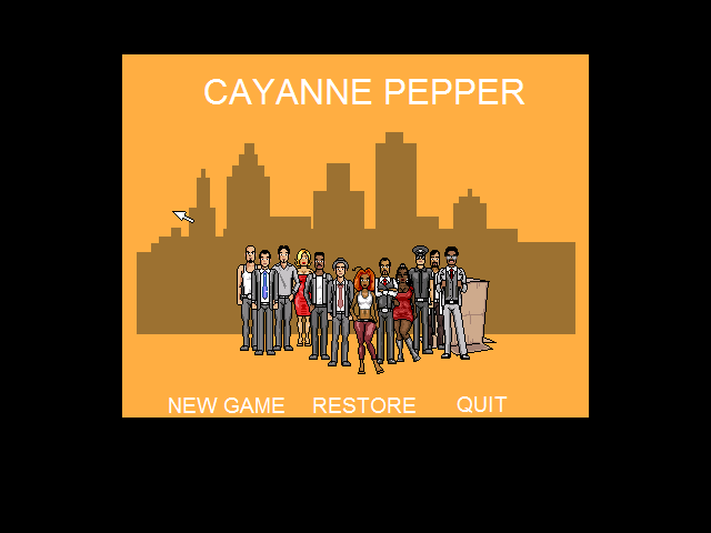 Cayanne Pepper (Windows) screenshot: Title screen