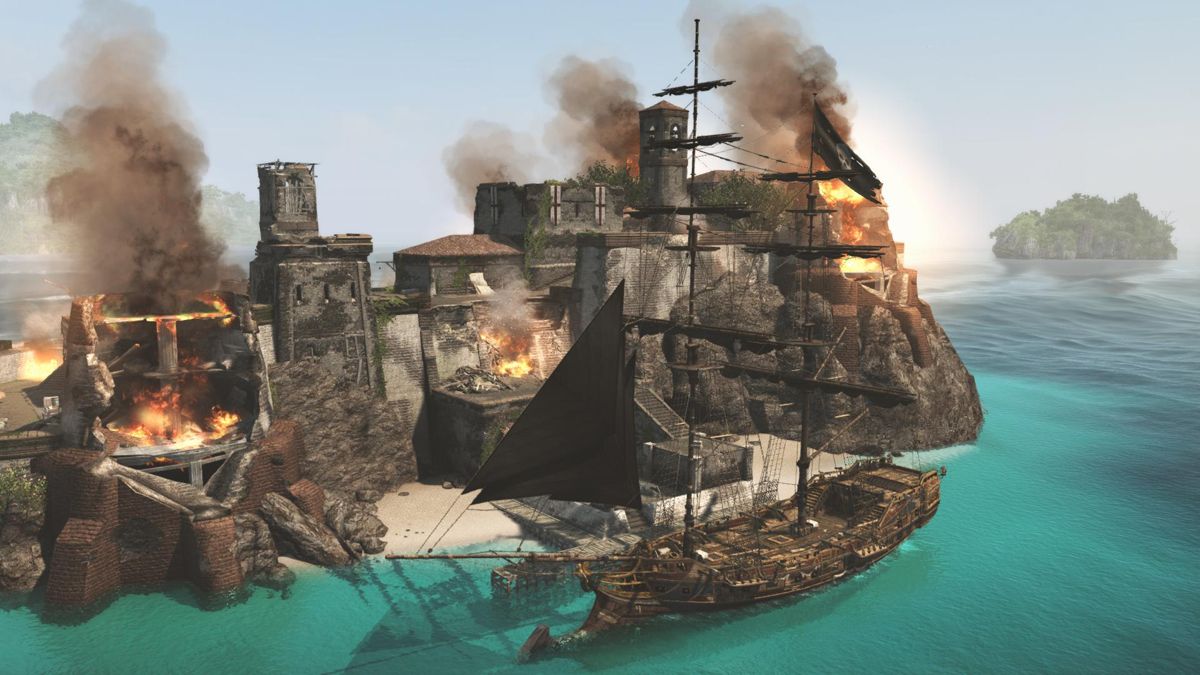 Assassin's Creed IV: Black Flag (Windows) screenshot: Another fort conquered
