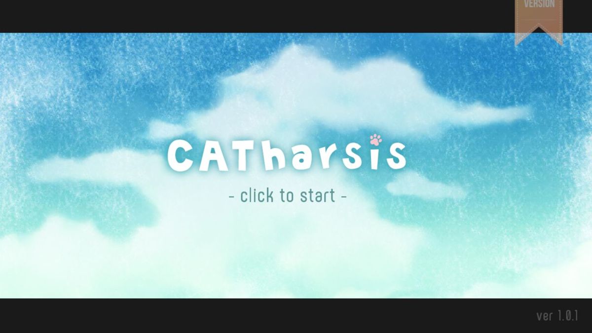 CATharsis (Windows) screenshot: The opening screen<br><br>Demo version