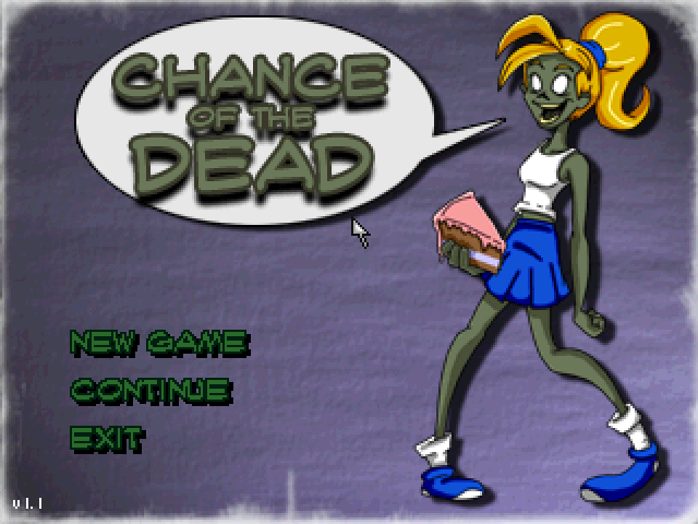 Chance of the Dead (Windows) screenshot: Title screen