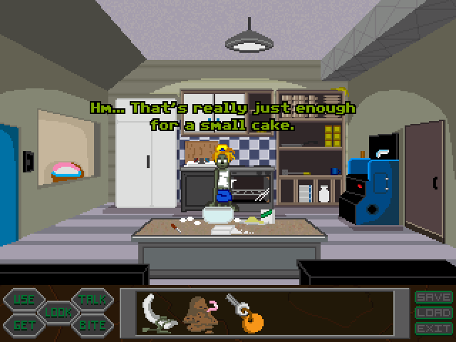Chance of the Dead (Windows) screenshot: You have to bake a cake to win a competition posthumously