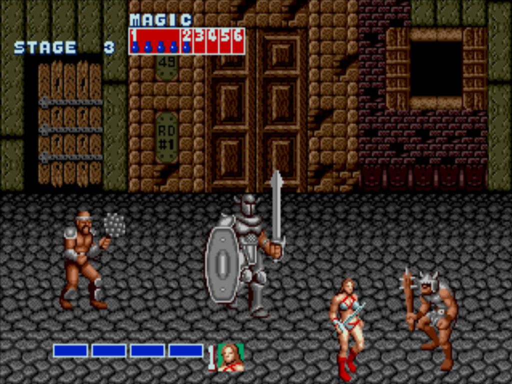 Golden Axe (Windows) screenshot: Knight with a big sword