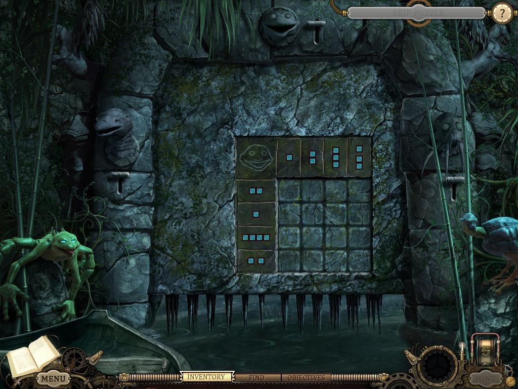 Hidden Expedition: The Uncharted Islands (Windows) screenshot: Gate puzzle