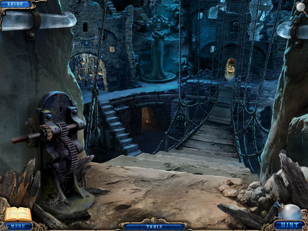 Dark Dimensions: City of Fog (Collector's Edition) (iPad) screenshot: Bonus: Fort caverns