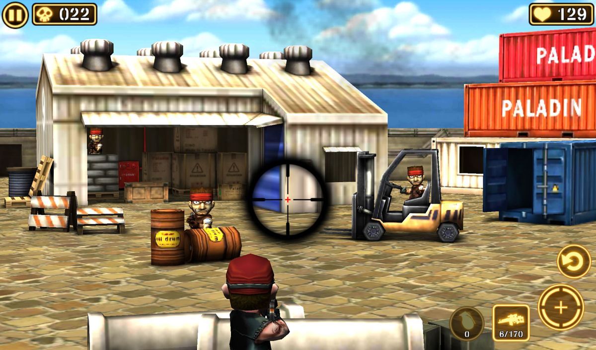 Screenshot of Gun Strike 2 (Android, 2014) - MobyGames