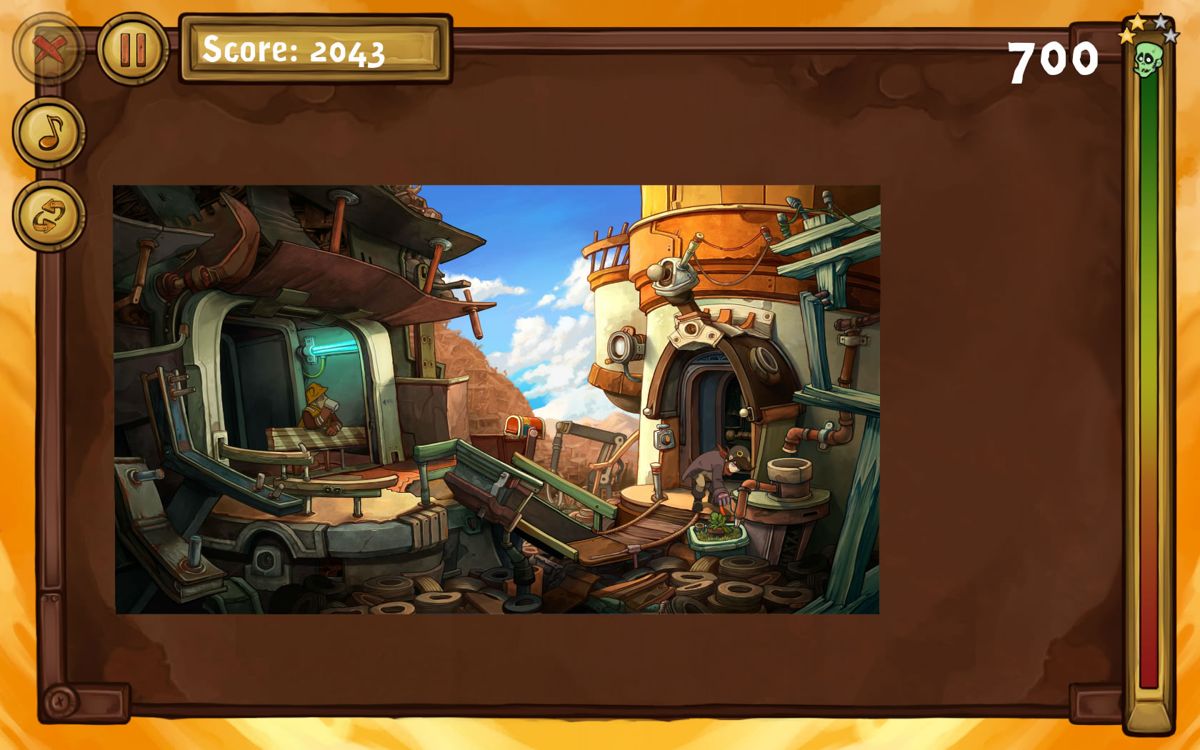 Deponia: The Puzzle (Windows) screenshot: Image complete!