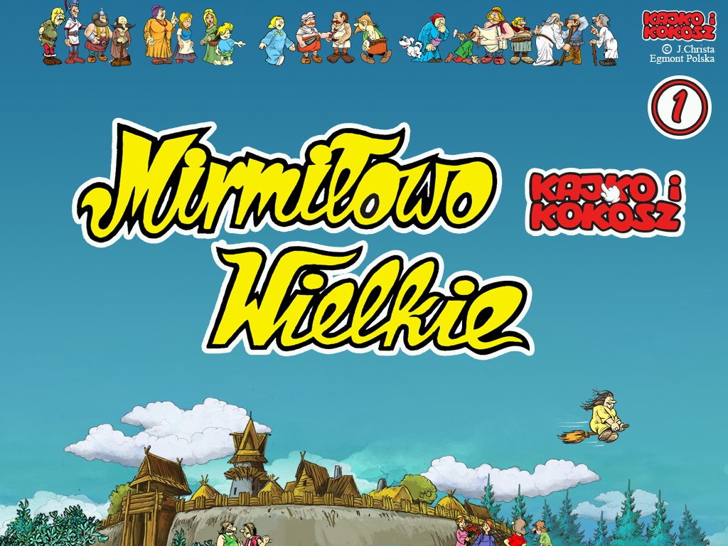 Kajko i Kokosz: Mirmiłowo Wielkie (Windows) screenshot: Title screen