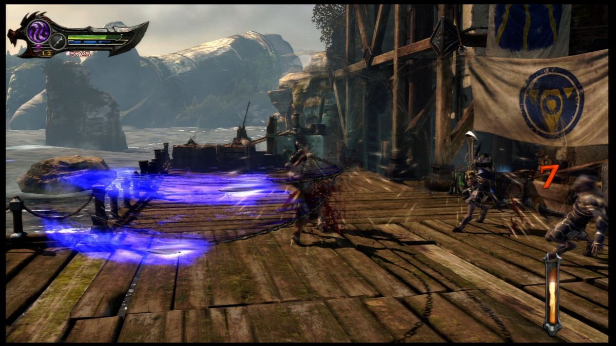 God of War: Ascension (PlayStation 3) screenshot: Swinging the blades of Hades.