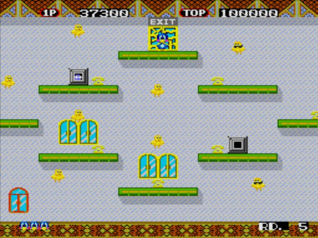 Flicky (Windows) screenshot: Many platforms