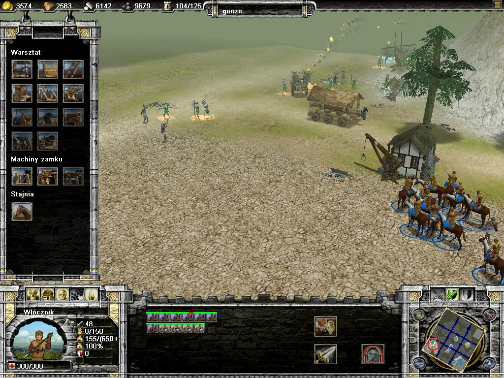 Castle Strike (Windows) screenshot: Cavalry arrives at battle