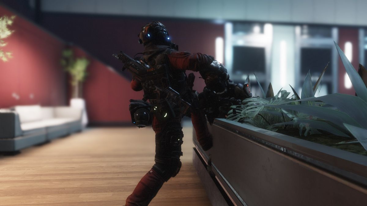 Titanfall 2 (Windows) screenshot: Brutal melee attacks are shown with a cinematic sequence.