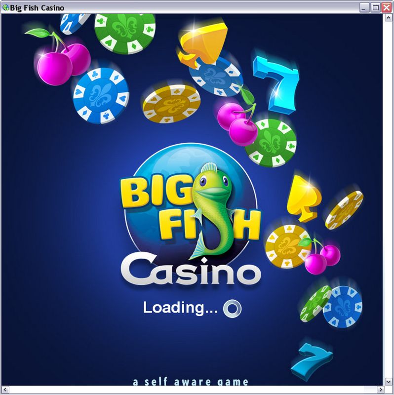 Big Fish Casino (Windows) screenshot: Loading screen