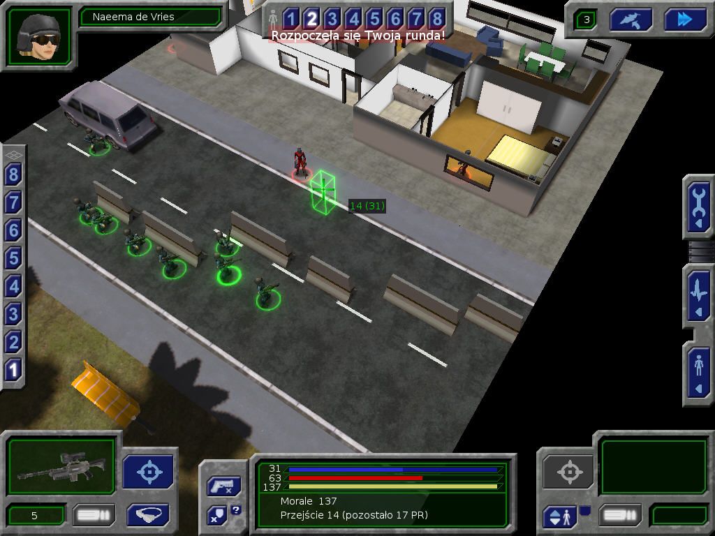 UFO: Alien Invasion (Windows) screenshot: Town fight