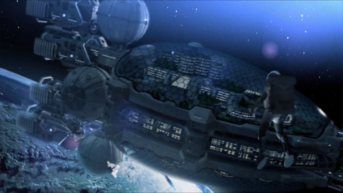 Sid Meier's Civilization: Revolution (PlayStation 3) screenshot: Intro, space age.