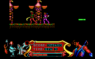 Strider (DOS) screenshot: Slice and dice the boomerang man