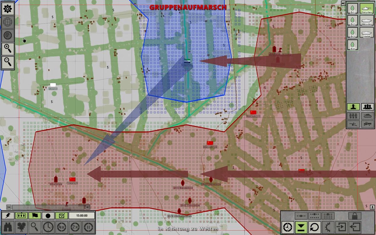 Steel Armor: Blaze of War (Windows) screenshot: Deployment Phase