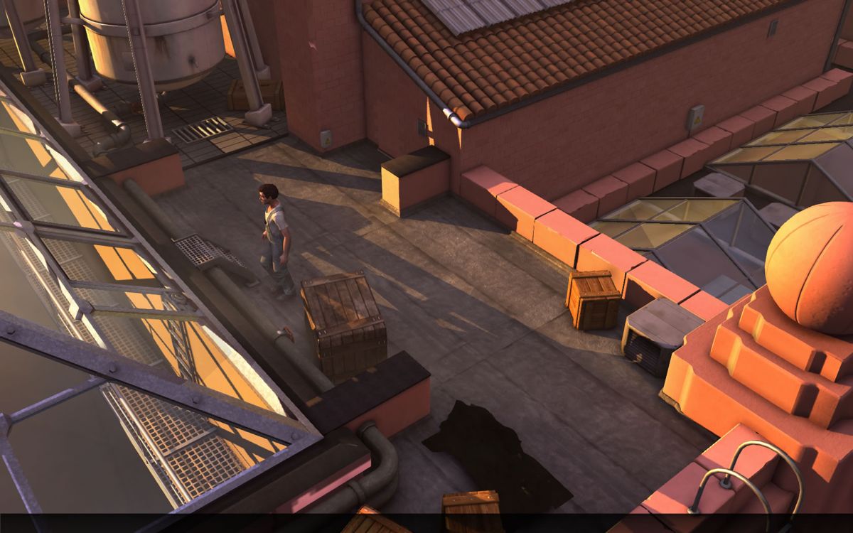 The Raven: Legacy of a Master Thief (Windows) screenshot: On the museum's roof