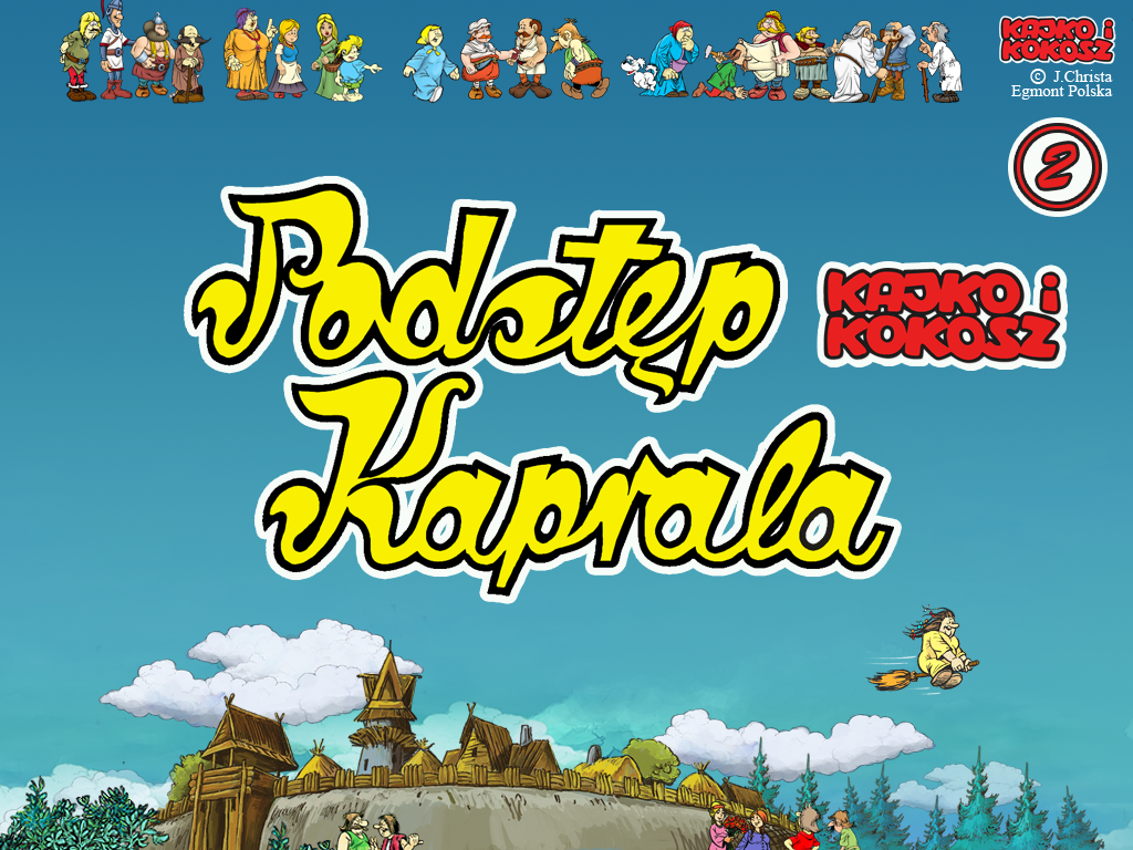 Kajko i Kokosz: Podstęp Kaprala (Windows) screenshot: Title screen