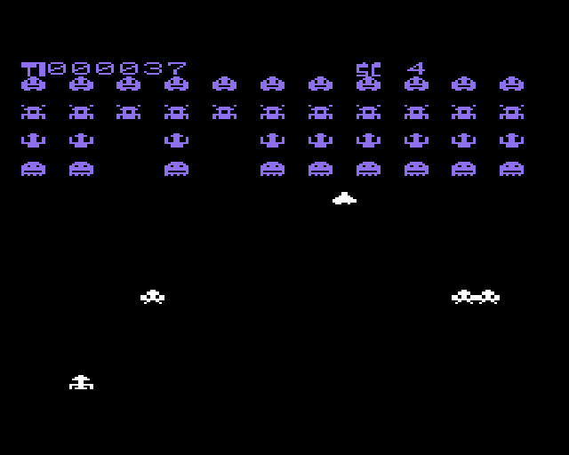 Cassette 50 (VIC-20) screenshot: SuperVaders