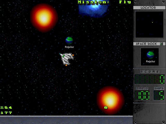 Dark Corona Pegasus (Windows) screenshot: Go to this planet.