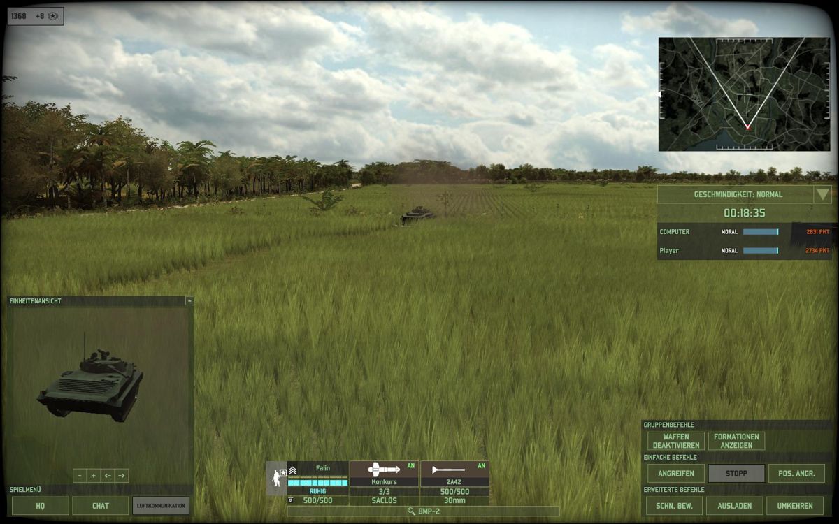 Wargame: Red Dragon (Windows) screenshot: Russian BMP