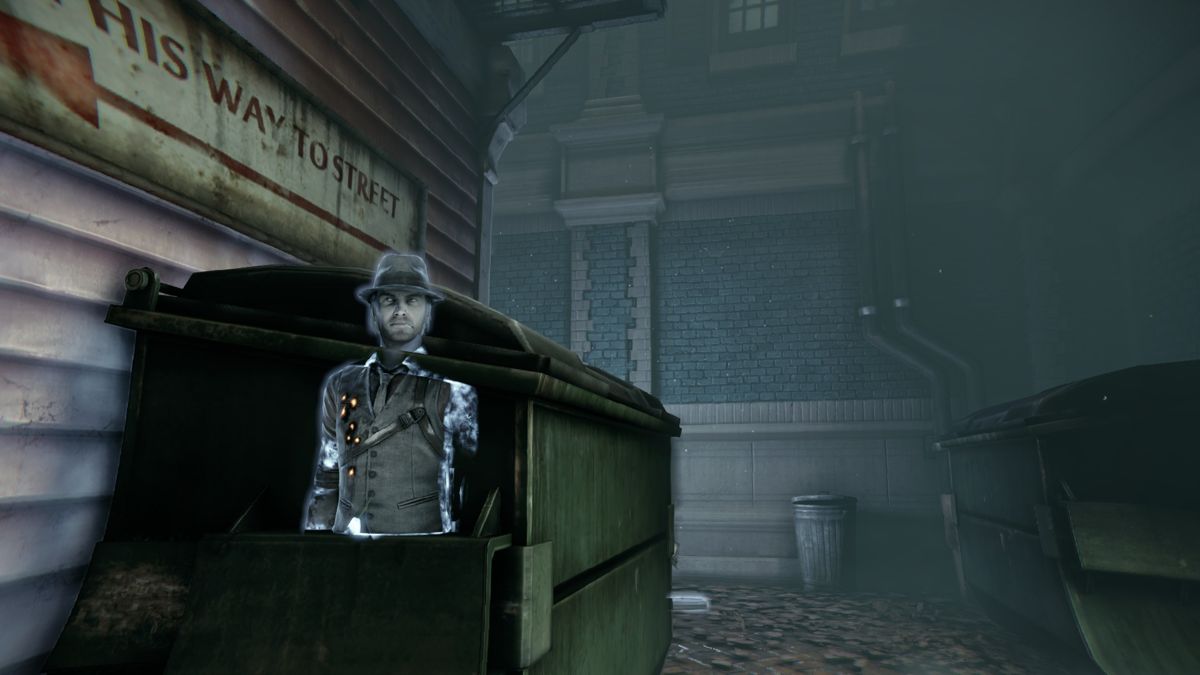 Murdered: Soul Suspect (PlayStation 4) screenshot: Being a ghost and all, you can walk through solid objects with certain limitations.
