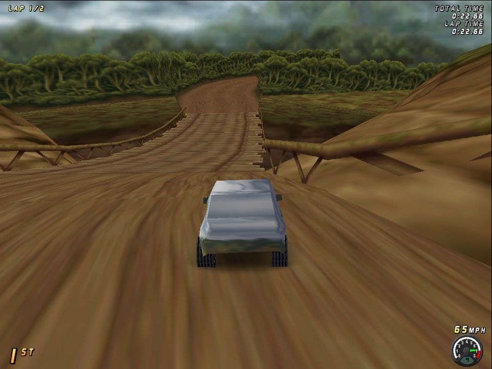 Boss Rally (Windows) screenshot: All cars have silver-skinned version as well.