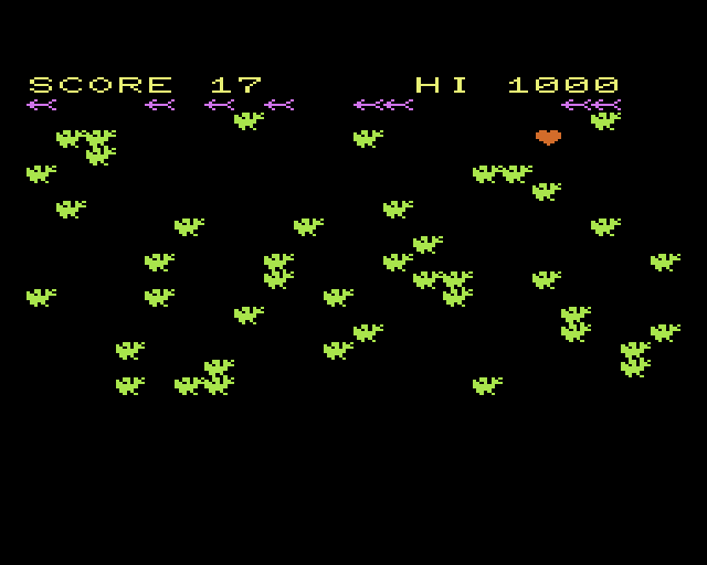 Cassette 50 (VIC-20) screenshot: Cupid's Arrow