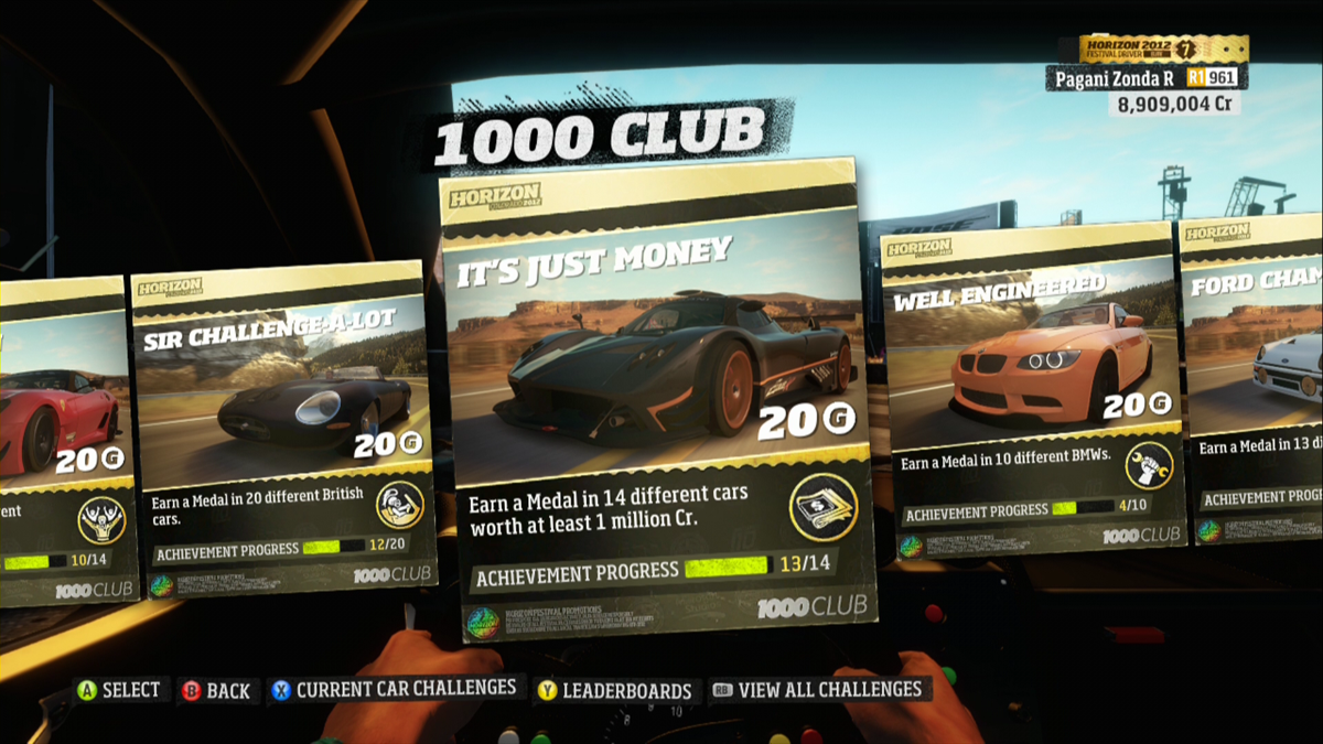 Forza Horizon: 1000 Club Expansion Pack - MobyGames