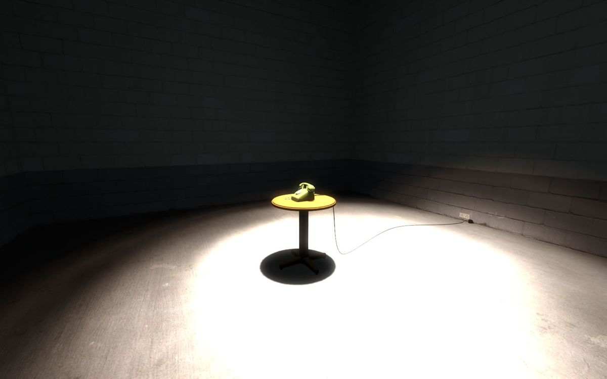 The Stanley Parable (Windows) screenshot: A ringing telephone