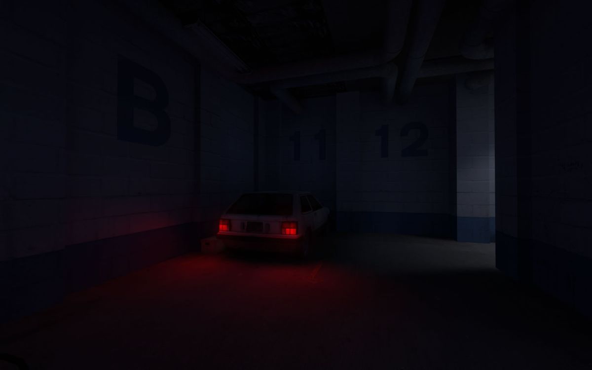 The Stanley Parable (Windows) screenshot: Near the parking lot