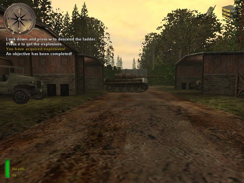 Medal of Honor: Allied Assault (Windows) screenshot: Training mission