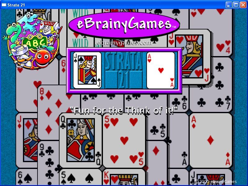 Strata 21 (Windows) screenshot: The game's title screen