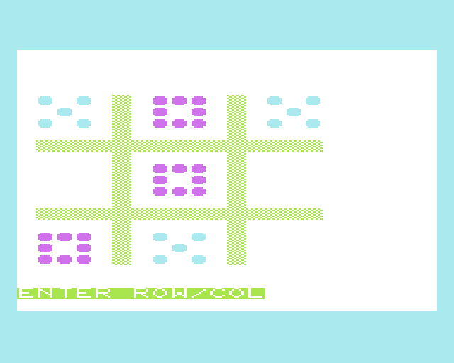 Cassette 50 (VIC-20) screenshot: Noughts and Crosses