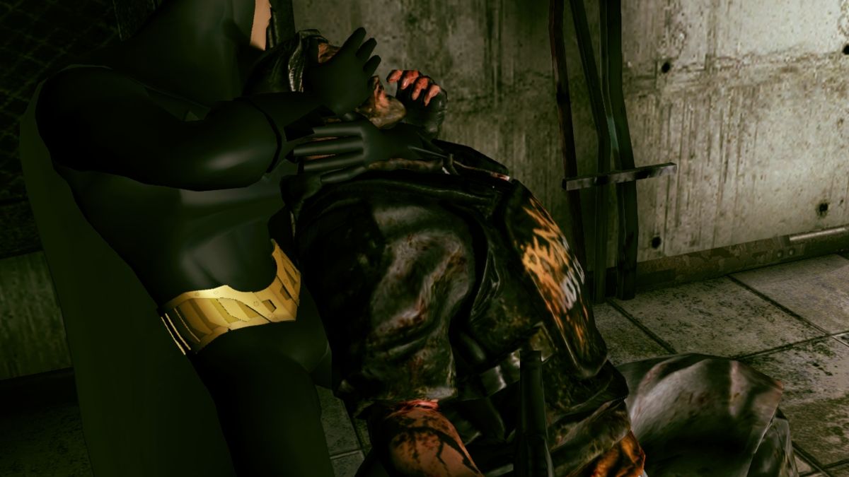 Batman: Arkham Origins - Blackgate: Deluxe Edition (Wii U) screenshot: Silent takedown