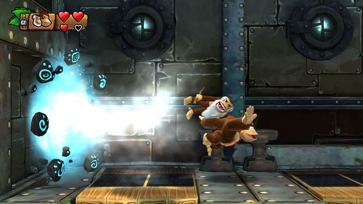 Donkey Kong Country: Tropical Freeze (Wii U) screenshot: These portals act as alternate exits that will open up otherwise locked stages