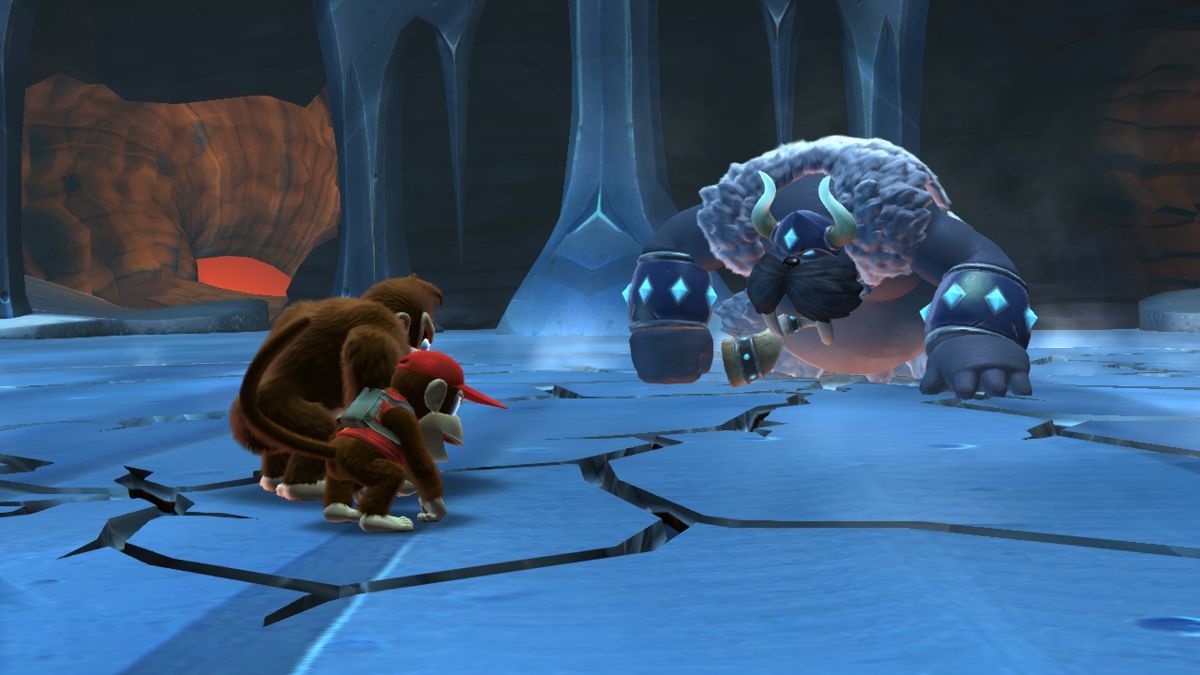 Donkey Kong Country: Tropical Freeze (Wii U) screenshot: Pre-Boss cinematic