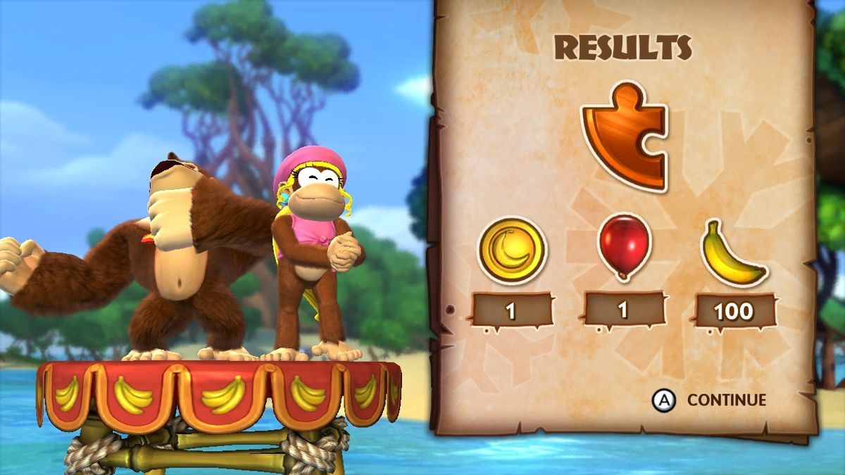 Donkey Kong Country: Tropical Freeze (Wii U) screenshot: Success!