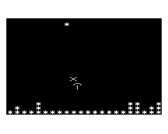 Cassette 50 (VIC-20) screenshot: Star Falls