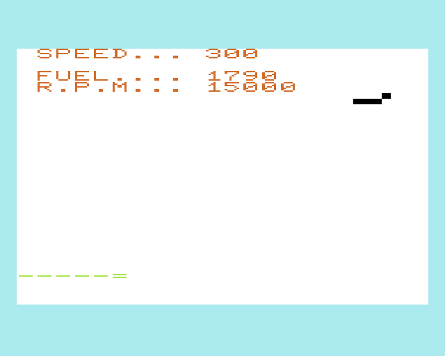 Cassette 50 (VIC-20) screenshot: Radar Landing