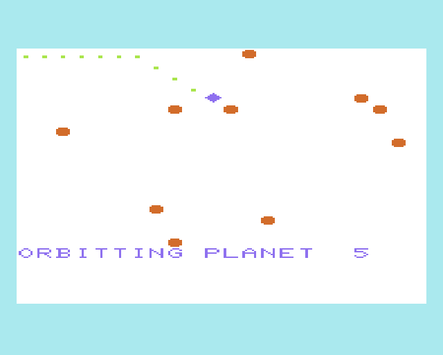 Cassette 50 (VIC-20) screenshot: Space Search