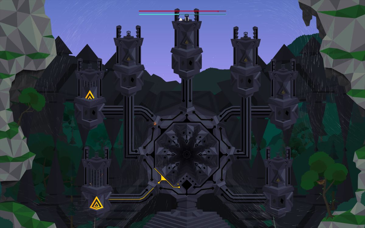 Secrets of Rætikon (Windows) screenshot: This holds the main puzzle progress: two out of seven unlocked.