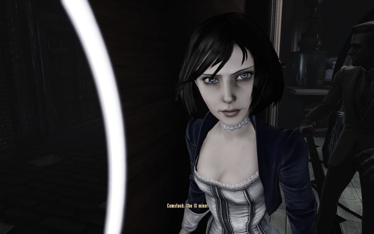 BioShock Infinite: Burial at Sea - Episode One (Windows) screenshot: Elizabeth as you know her from <i>Infinite</i>