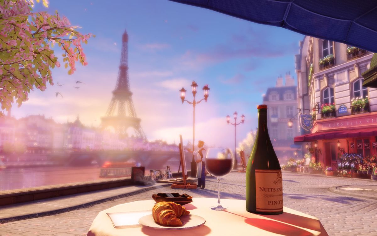 BioShock Infinite: Burial at Sea - Episode Two (Windows) screenshot: The game starts in beautiful Paris.