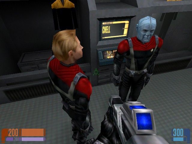 Star Trek: Voyager - Elite Force (Windows) screenshot: Some Hazard Team members