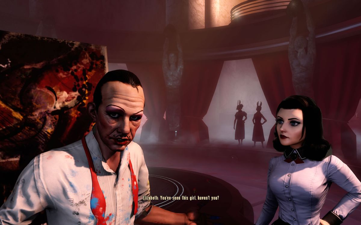 BioShock Infinite: Burial at Sea - Episode One (Windows) screenshot: A conversation with Cohen