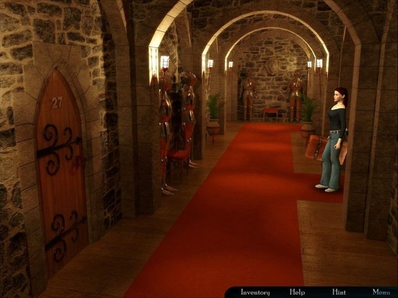 Hotel (Windows) screenshot: Bridget heads to her room