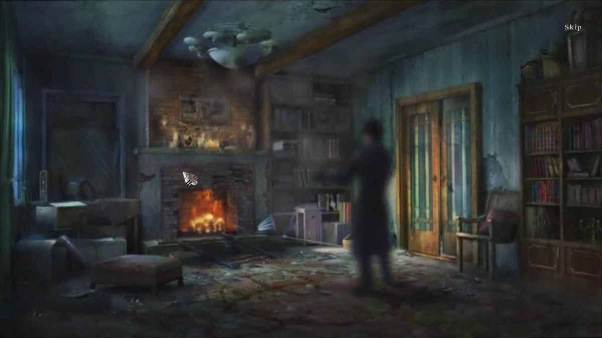 Motor Town: Soul of the Machine (Windows) screenshot: Ghostly figure in living room