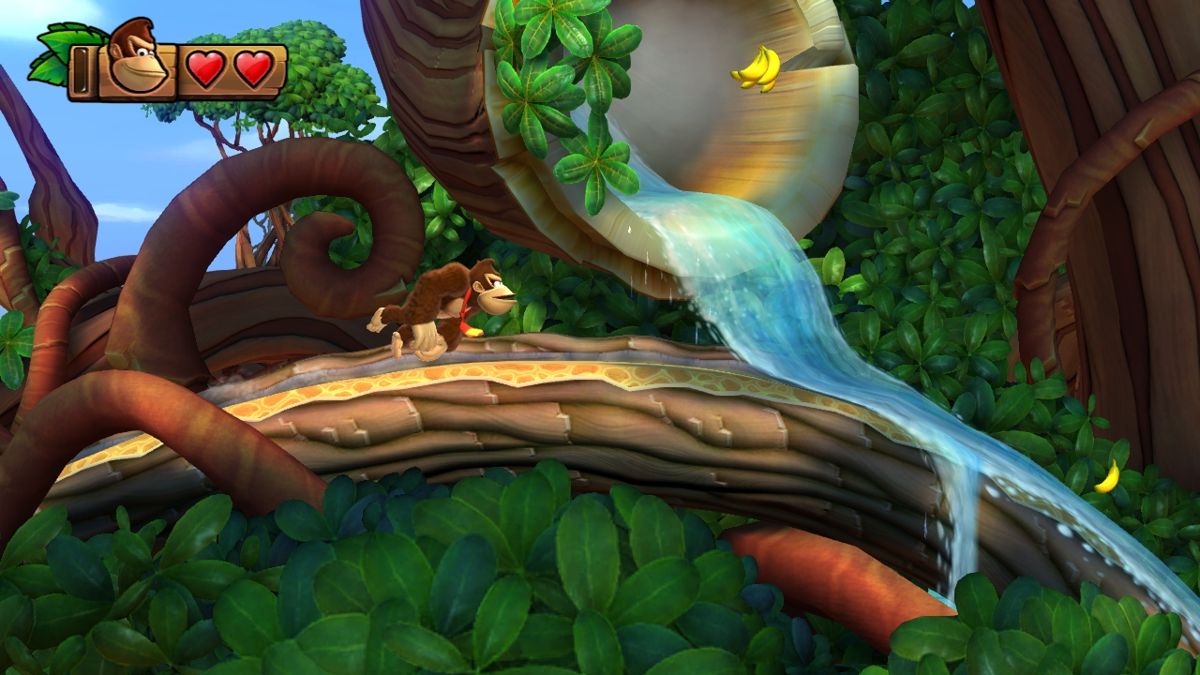 Donkey Kong Country: Tropical Freeze (Wii U) screenshot: Welcome (back) to the jungle