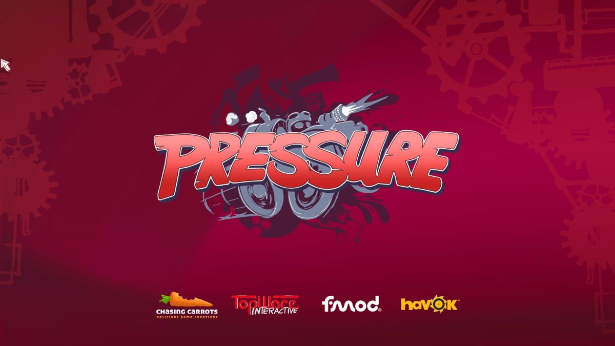 Pressure (Windows) screenshot: Title screen
